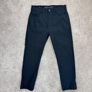 Denali Pants Men 32x32 (32x27 Actual) Black Stretch Technical Performance Casual